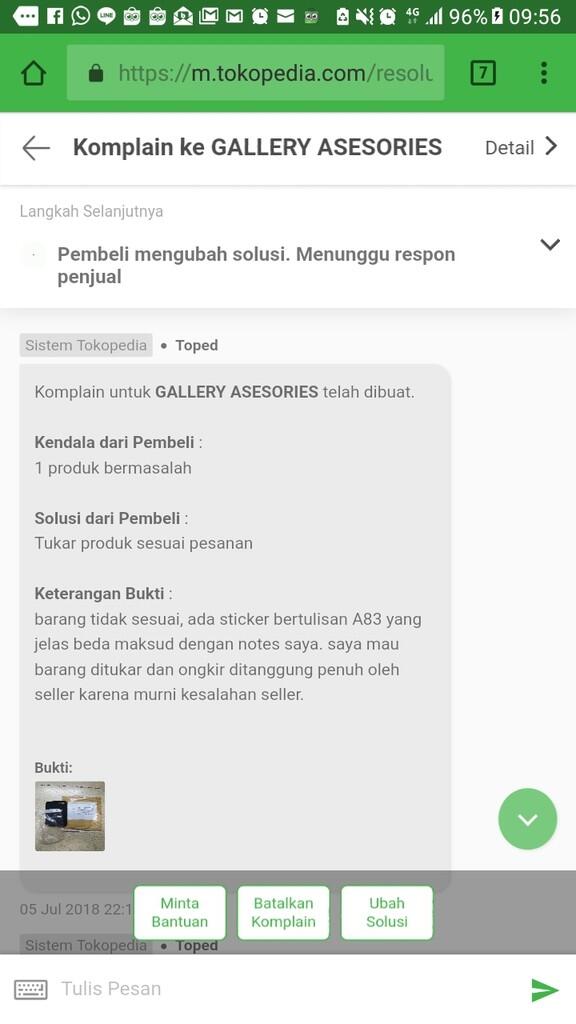 Hati2 dengan seller Tokopedia yang terkesan bereputasi positif yang kenyataannya tida