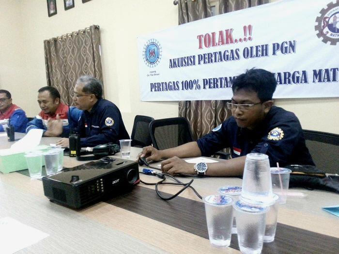 Serikat Pekerja Pertamina tolak akuisisi PGN ke Pertagas