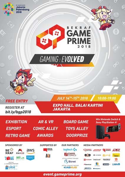 Main Game Rame-rame Yuk di BEKRAF Game Prime 2018!