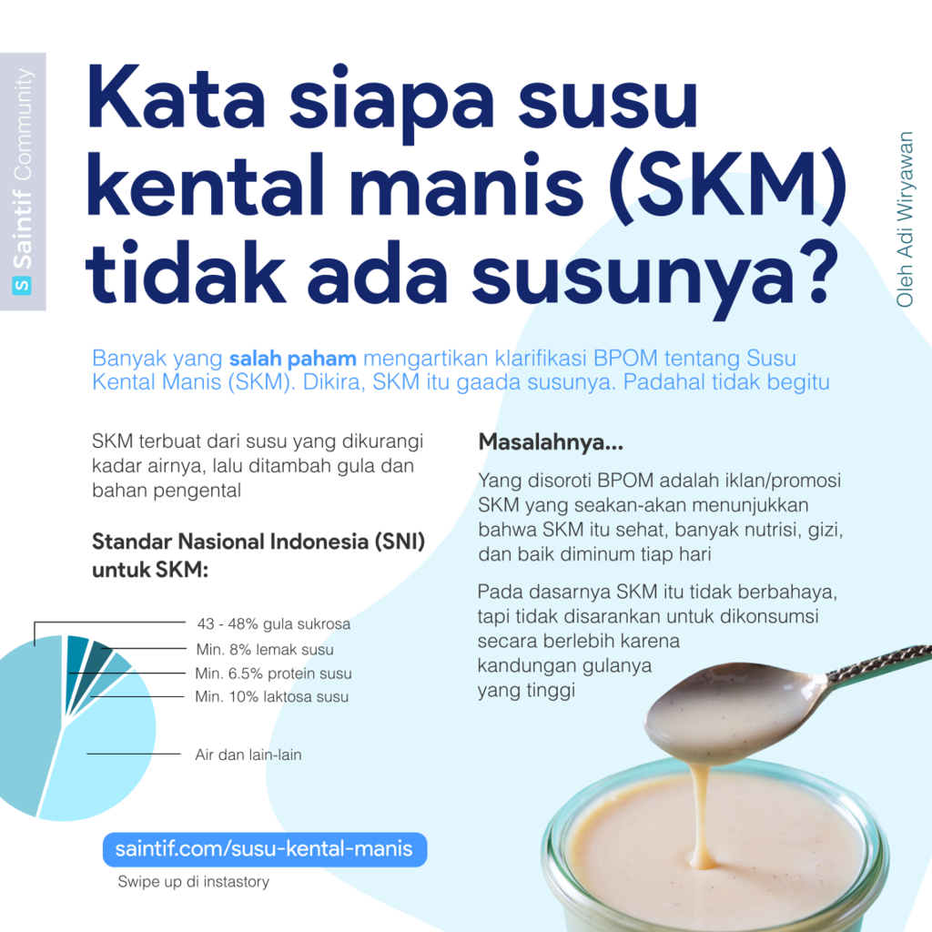 Salah paham soal Susu Kental Manis, gimana menurut agan?