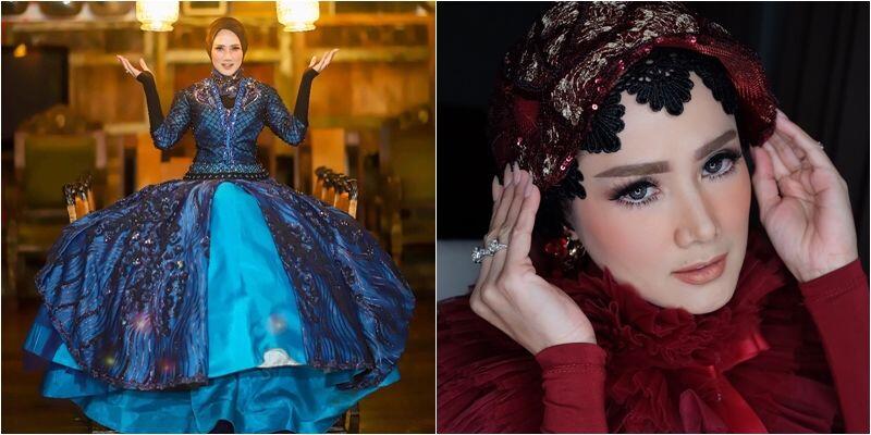 10 Potret Mulan Jameela dalam Balutan Gaun Mewah, Bak Princess!