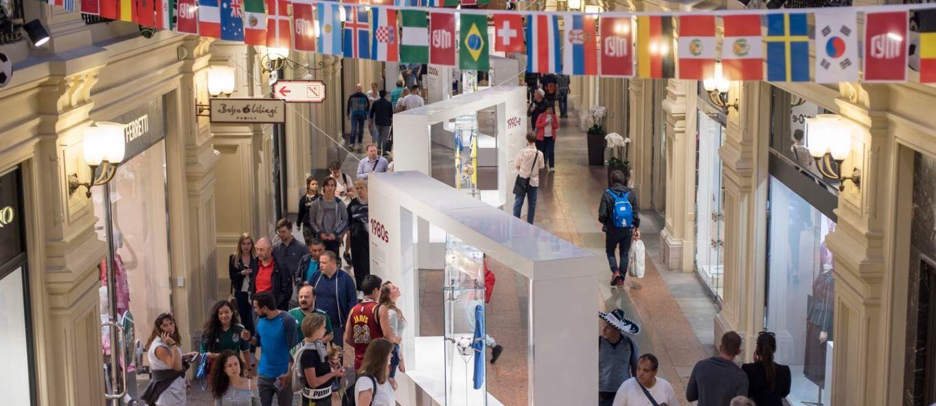 Begini Serunya Pameran Piala Dunia 2022 Qatar di Rusia