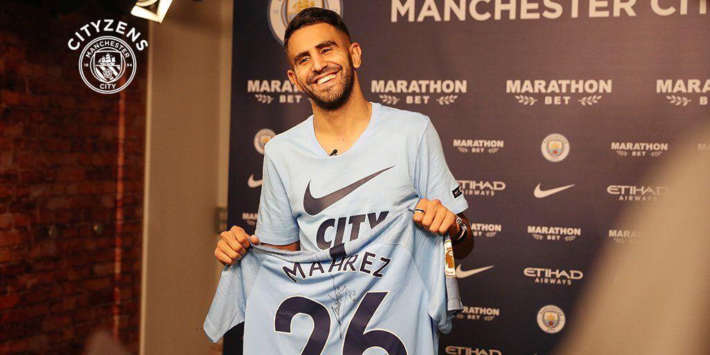 Resmi! Manchester City Menjadi Klub Baru Mahrez