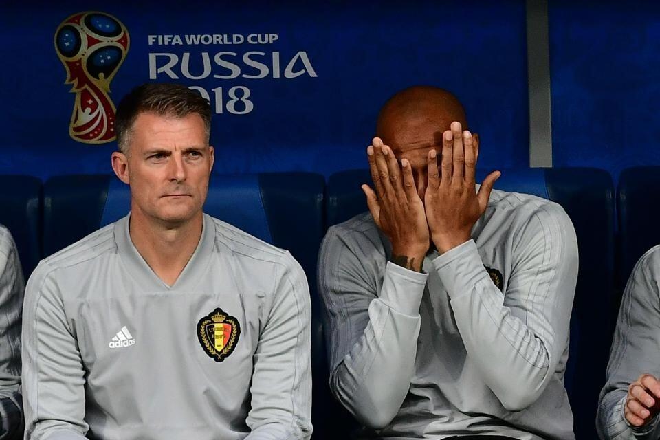 FOTO: Apa yang Dipikirkan Thierry Henry di Bench Belgia Semalam?