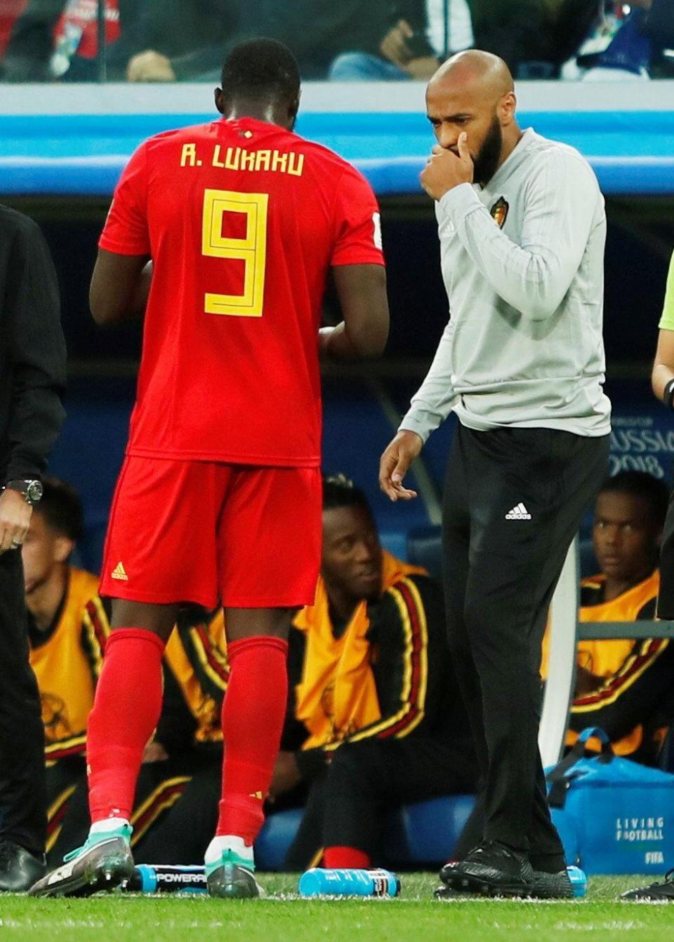 FOTO: Apa yang Dipikirkan Thierry Henry di Bench Belgia Semalam?
