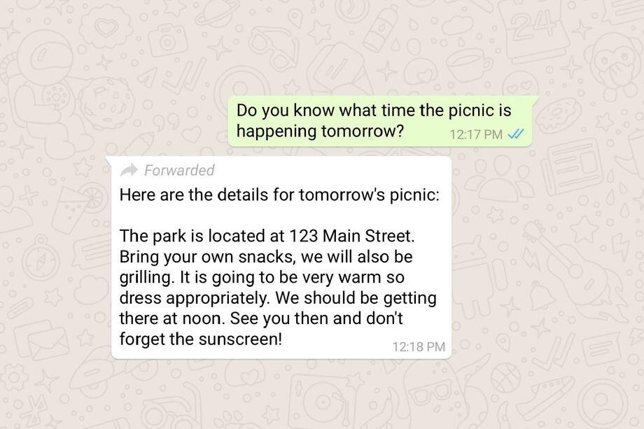WhatsApp Akan Memberi Tanda Pada Pesan yang Diteruskan