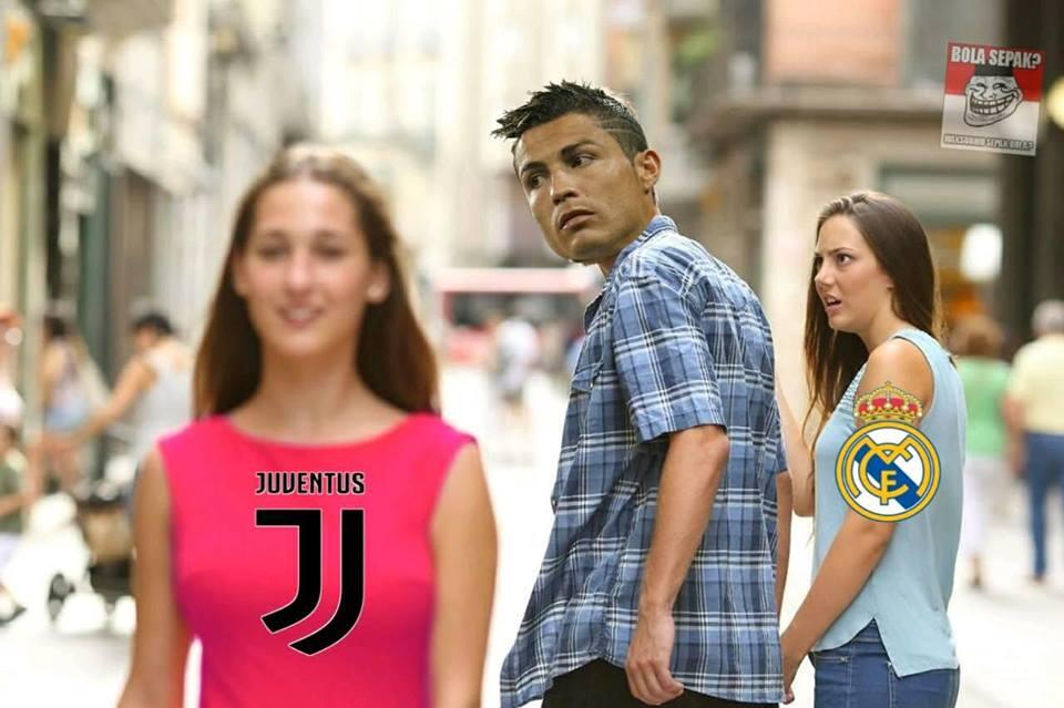 INI DIA, KUMPULAN MEME PINDAHNYA SANG BINTANG CRISTIANO RONALDO