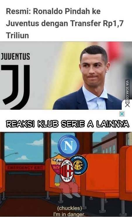 INI DIA, KUMPULAN MEME PINDAHNYA SANG BINTANG CRISTIANO RONALDO