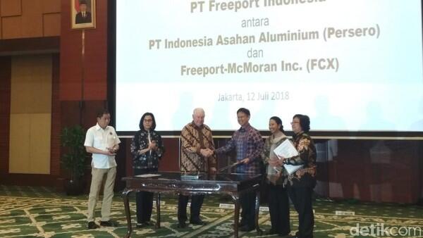 Nilai Akusisi 51% Saham Freeport Rp 53 Triliun