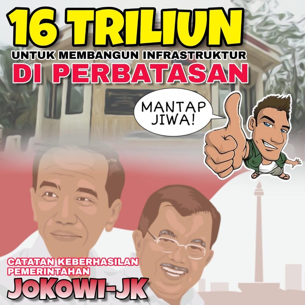 Pemerintahan Presiden Jokowi Bangun Infrastruktur di Perbatasan RI