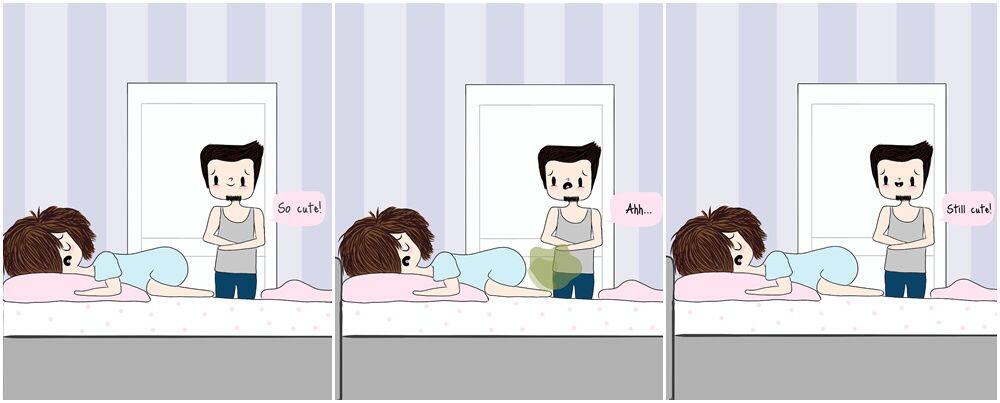 10 Ilustrasi Kocak Gambarkan Rasanya Punya Gebetan, Pernah Mengalami?