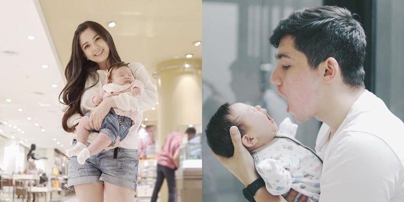Tanpa Baby Sitter, 10 Potret Manis Samuel Zylgwyn dan Franda Urus Anak