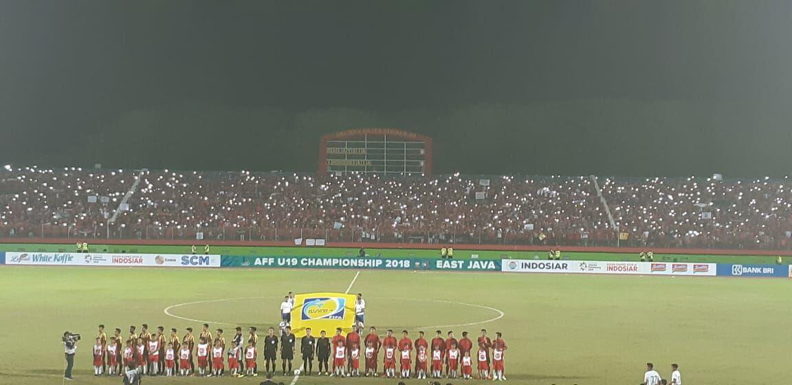 Egy Cetak Gol Cepat, Babak Pertama Indonesia vs Malaysia Imbang