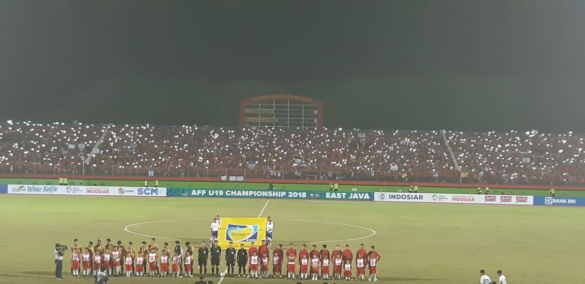 Egy Cetak Gol Cepat, Babak Pertama Indonesia vs Malaysia Imbang