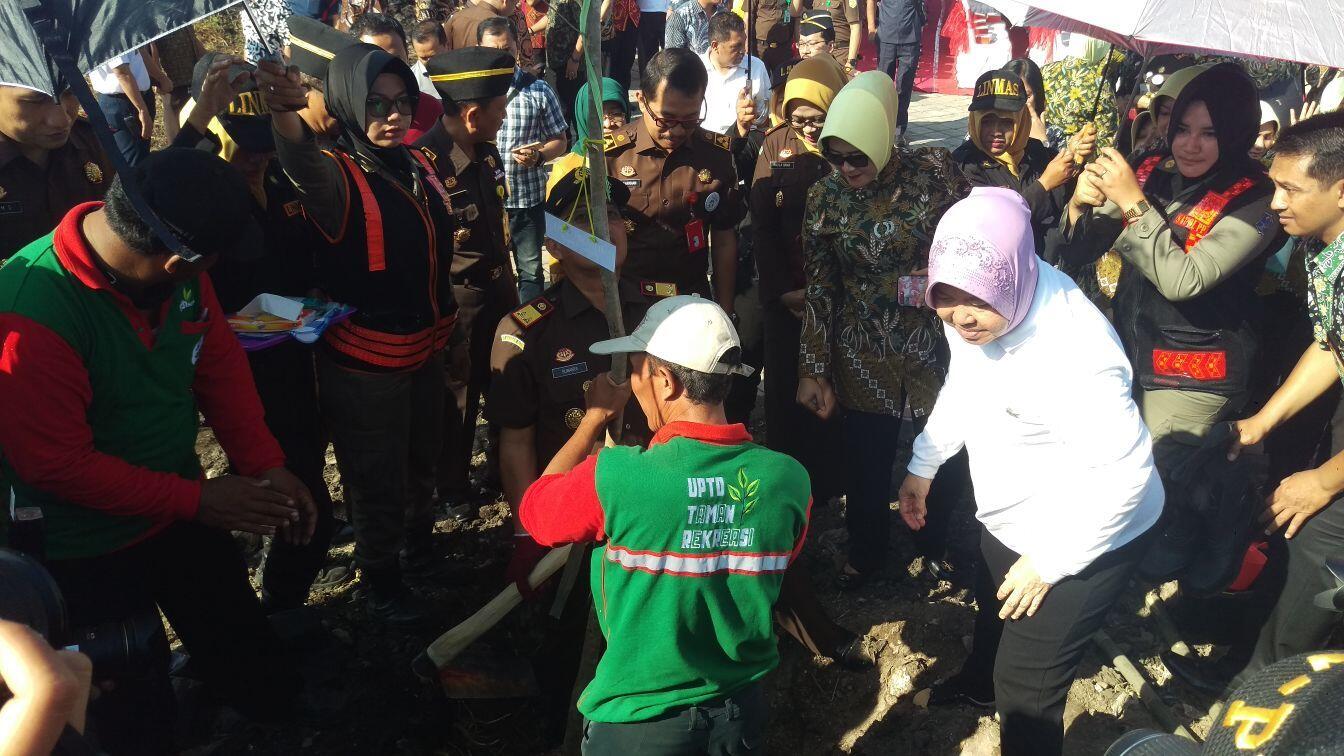 Risma Sulap TPA Menjadi Taman Bunga Kelas Dunia
