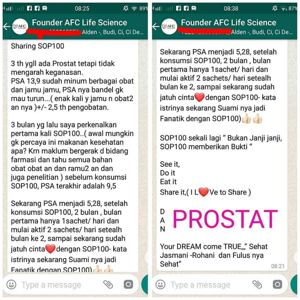 Life Science Indonesia Salmon Ovary Peptide 100+ Bisnis MLM terbaik