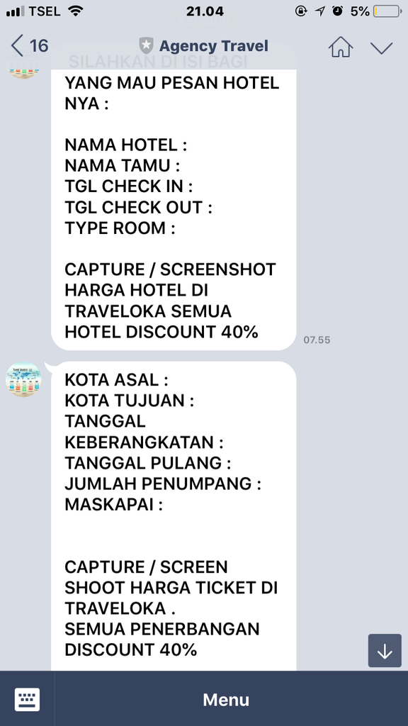 PENIPUAN TRAVEL DAN HOTEL MENGGUNAKAN AKUN KUDO