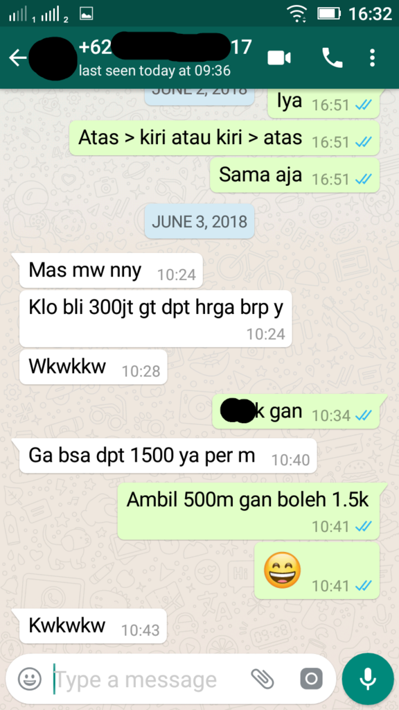 Penipuan dengan menggunakan nama &amp; nomor rekening Ibu Saya