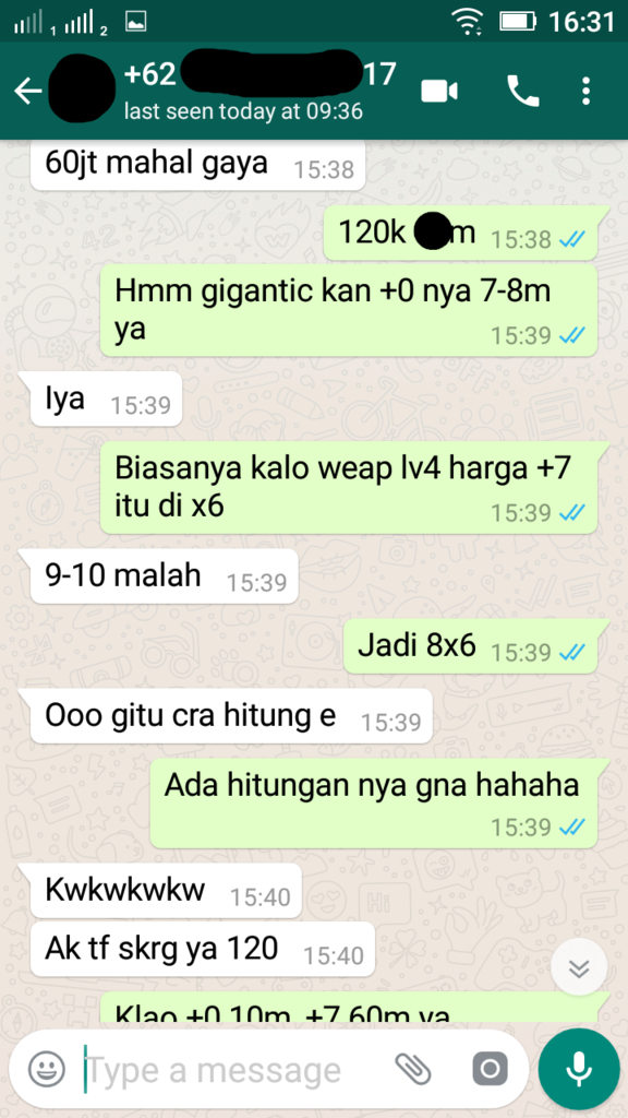 Penipuan dengan menggunakan nama &amp; nomor rekening Ibu Saya