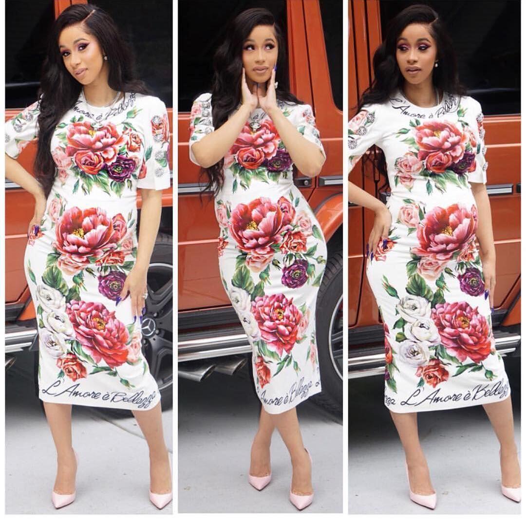 Resmi Jadi Ibu, Ini 10 Potret Kehamilan Cardi B yang Sensasional