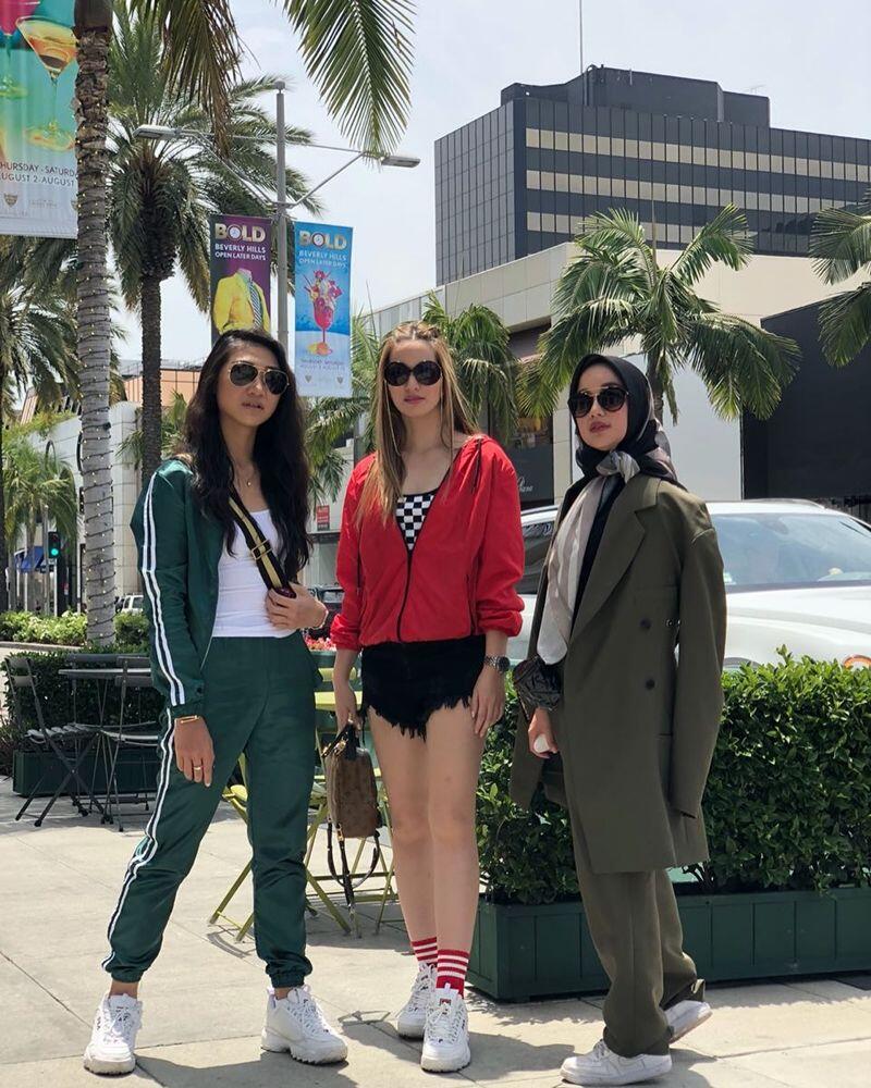 10 Potret Chacha Frederica Liburan bareng Girls Squad di Amerika