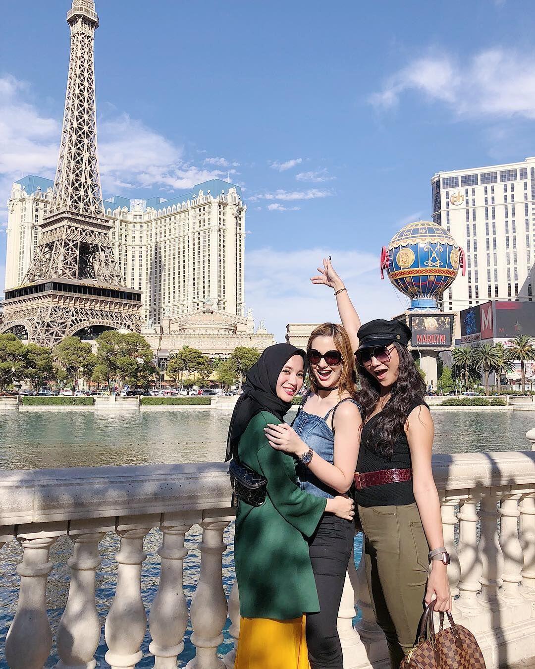 10 Potret Chacha Frederica Liburan bareng Girls Squad di Amerika