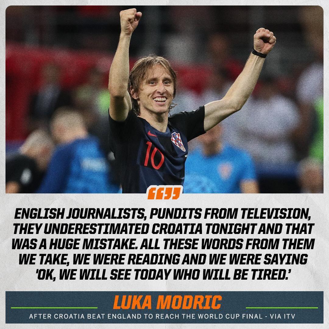 Lolos Final, Pemain Kroasia Ungkap Komentar Pedas pada Media Inggris