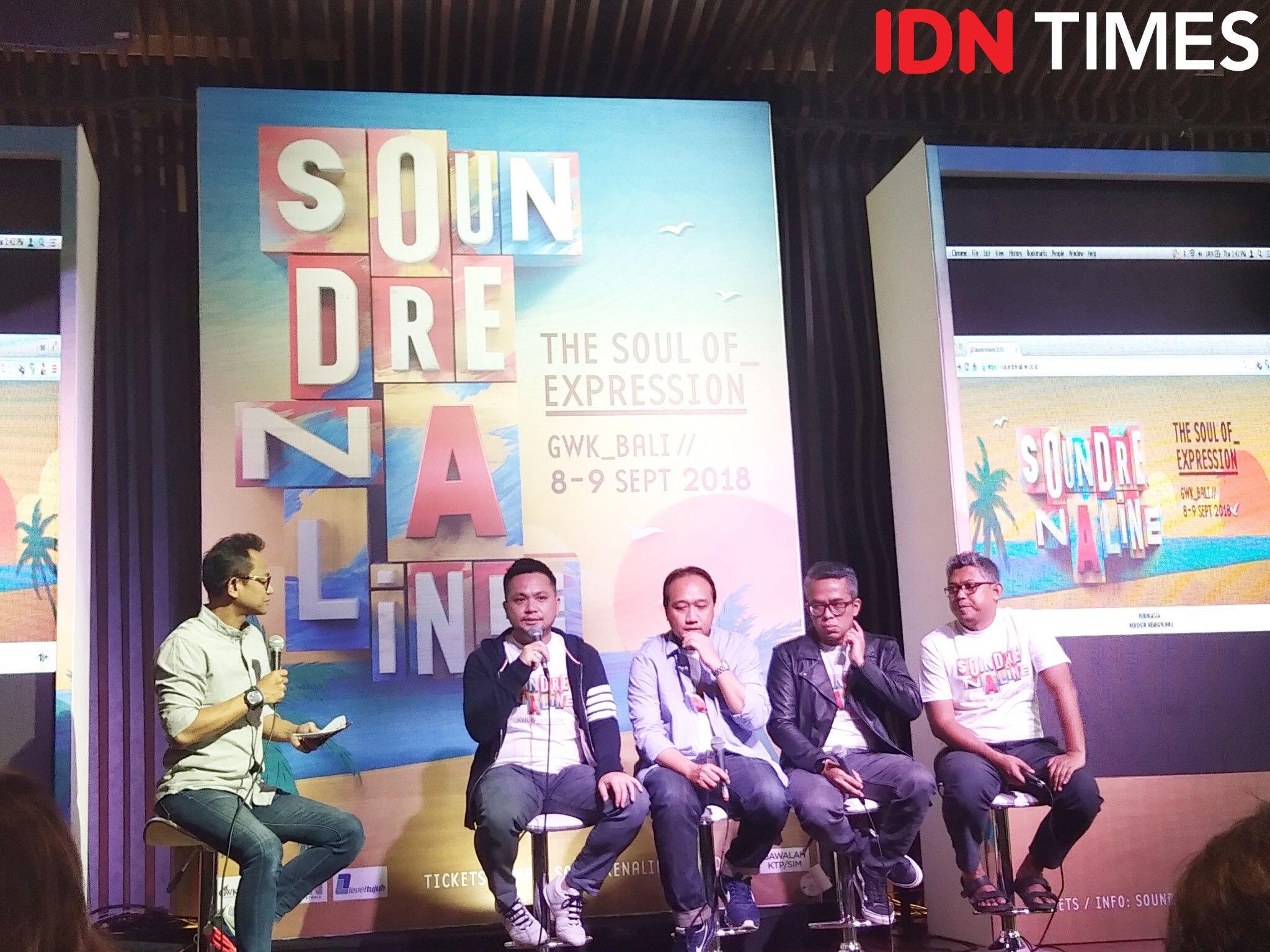 Limp Bizkit hingga Sheila On 7 Akan Guncang Bali di Soundrenaline 2018
