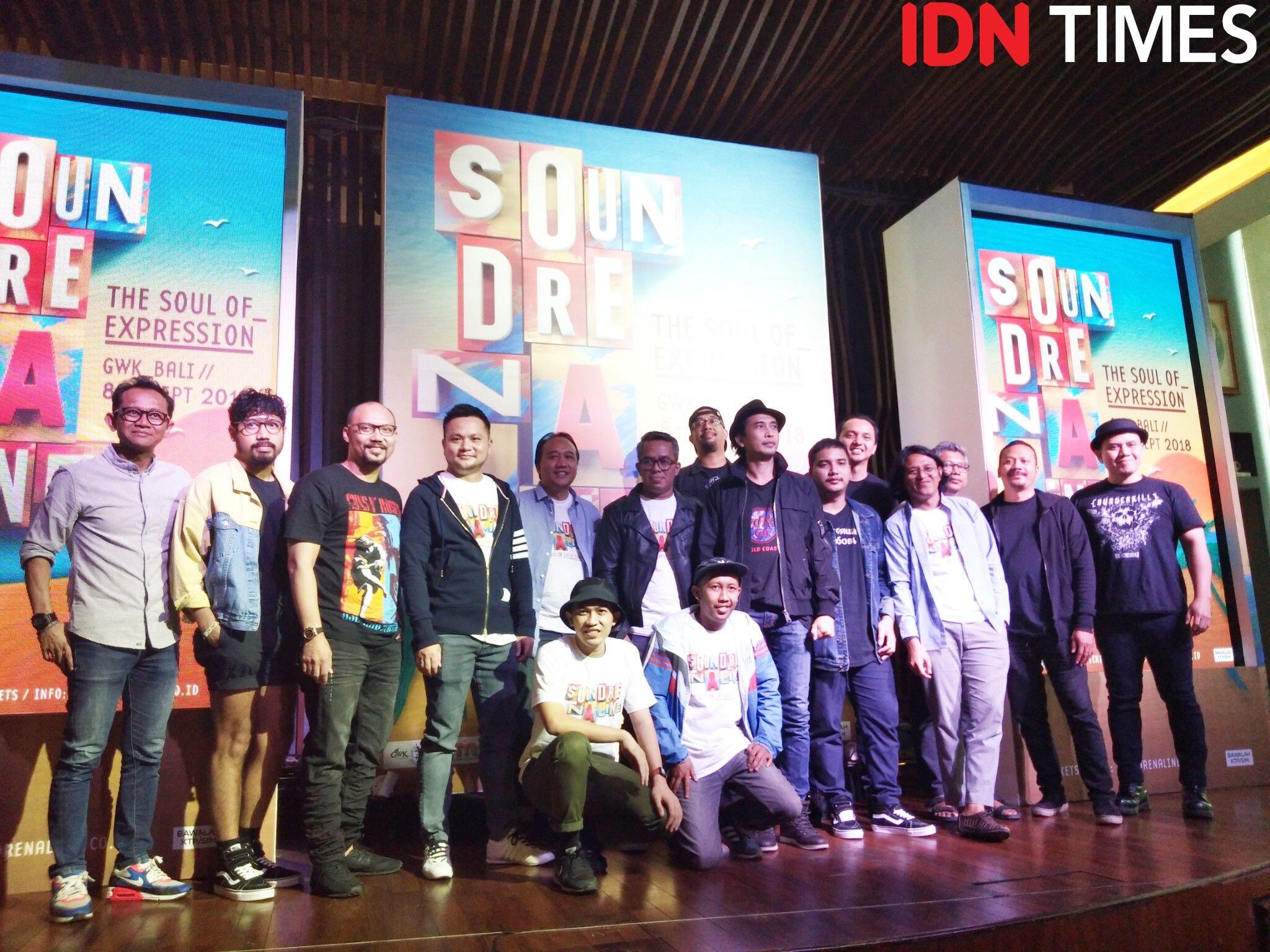 Limp Bizkit hingga Sheila On 7 Akan Guncang Bali di Soundrenaline 2018