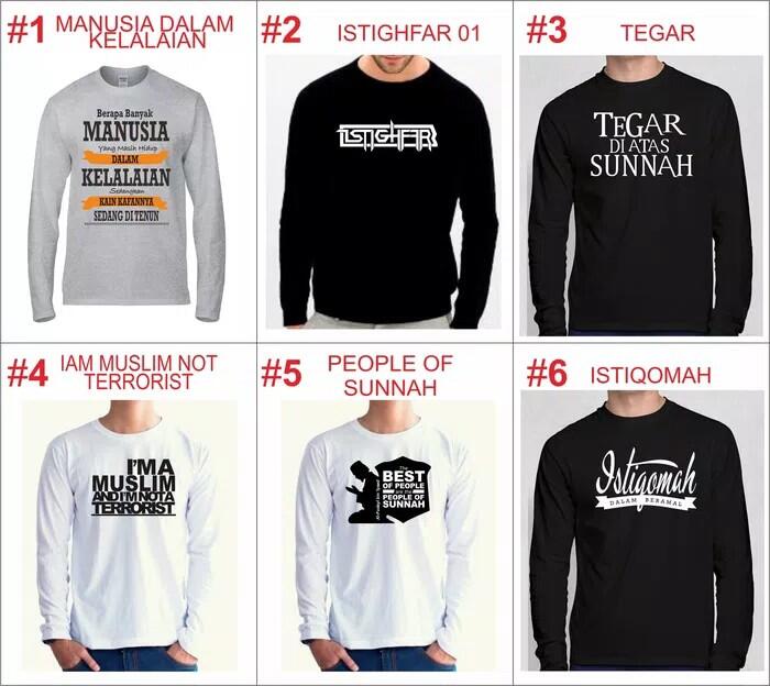 Open Reseller Dan Dropship  Kaos  Dakwah Islam  Berbagai 