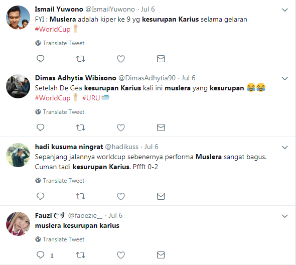 SAAT KATA &quot; KARIUS &quot; MENGGANTI PENGGUNAAN KATA &quot; BLUNDER &quot;