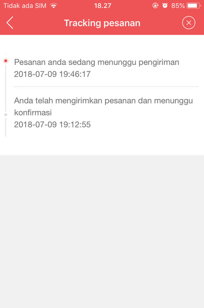 Kecewa dengan pengiriman jd.id