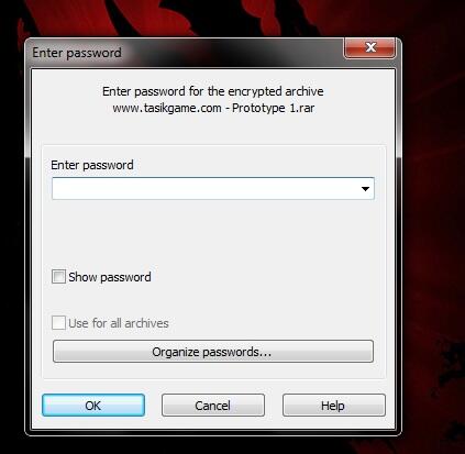Prototype ga bisa di ekstrak karna ada password