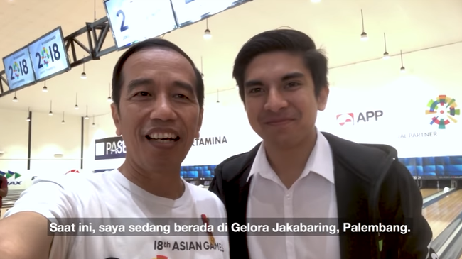 Diajak Jokowi Nge-Vlog, Menpora Ganteng Malaysia: Bapak Idola Saya