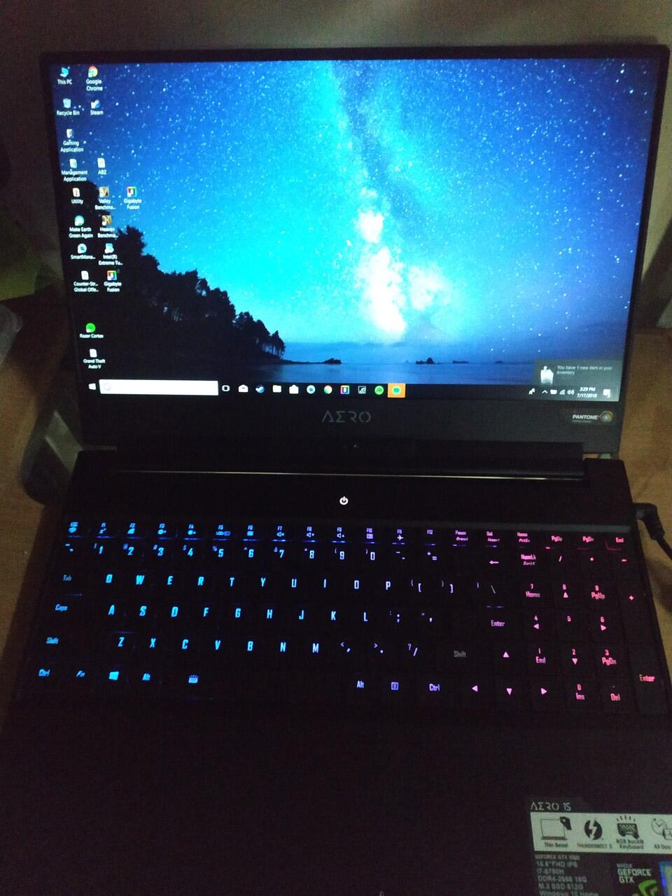 Gigabyte Aero 15W V8 user experience