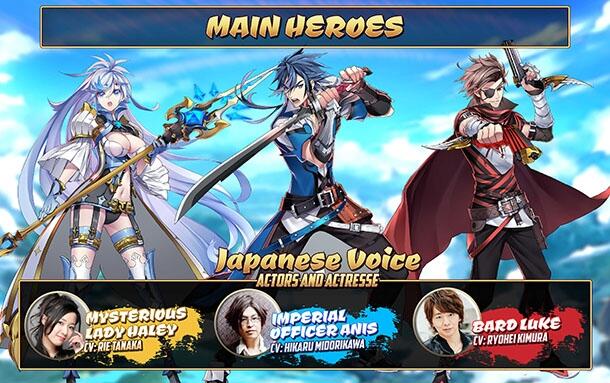 &#91;Android&#93; Dawn Break : Legacy of Valkyria, Game Anime RPG 