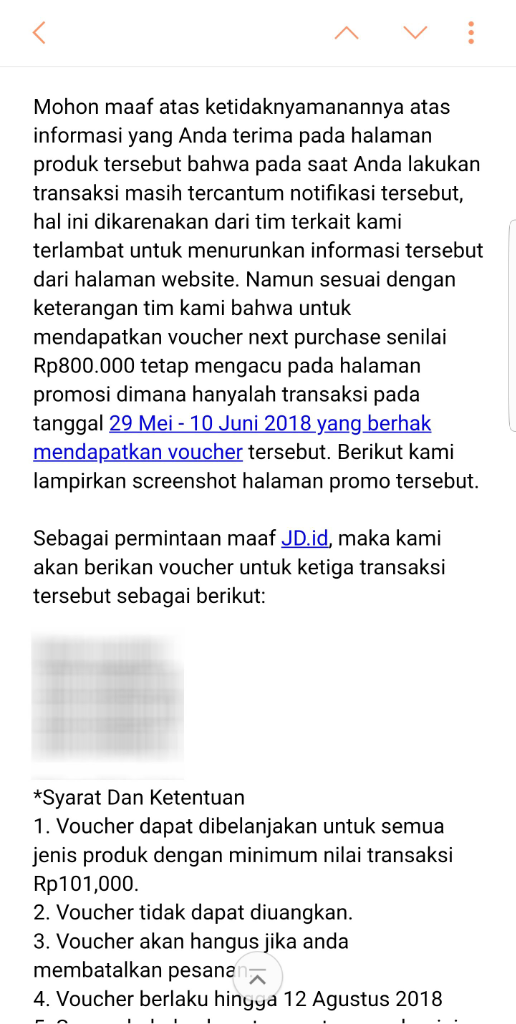 PENIPUAN OLEH JD.ID WASPADA BELANJA DI JD.ID