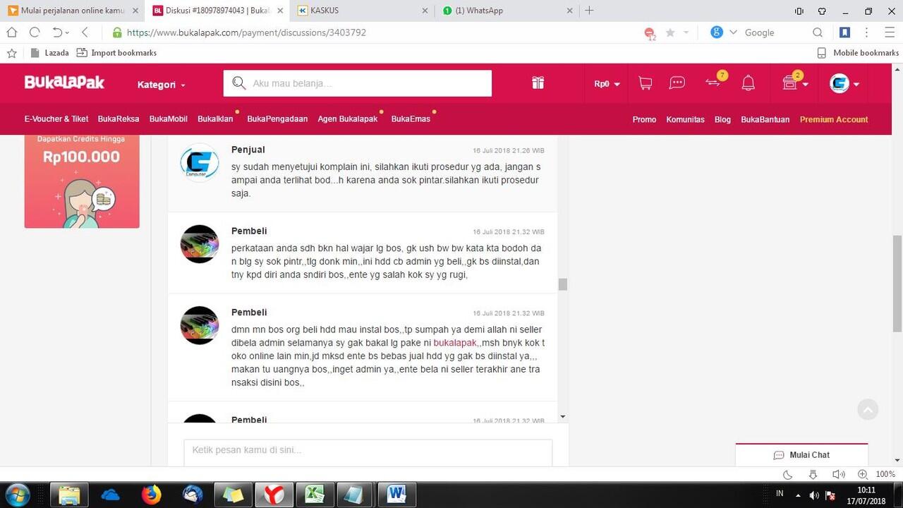 Pembeli Temperamental Dan Tidak Tau Prosedur Yang Belanja di CSC Computer
