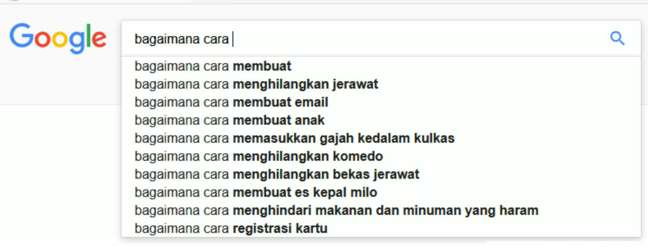Mengulas Kepo Masa kini Lewat Keyword &quot;Bagaimana Cara&quot; Di Google