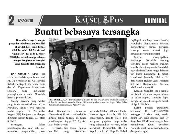 Nurullah Menuntut Ganti Rugi Satu Hal Yang Mengejutkan Sidangnya Ditunda