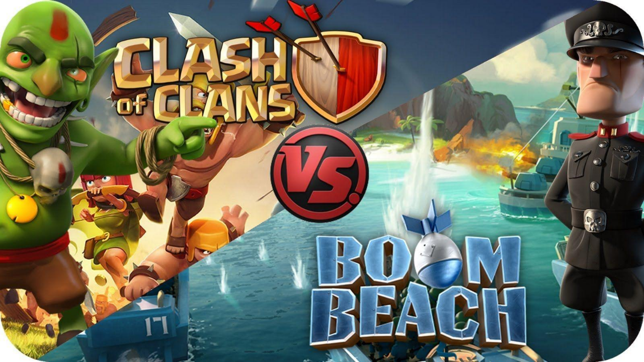 Boom Beach vs Clash Of Clans 