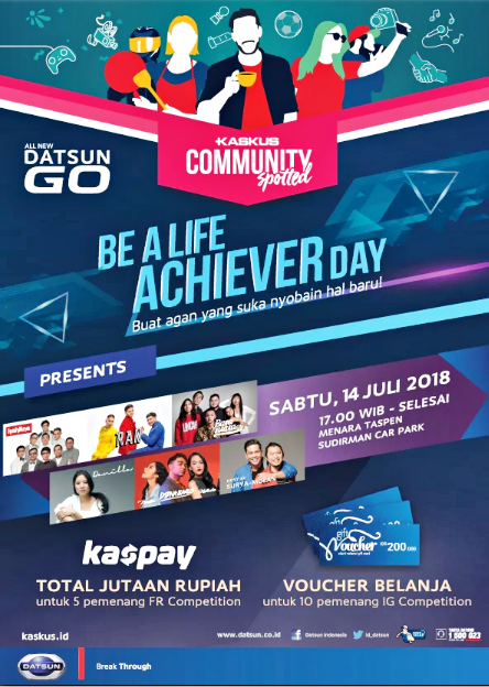 &#91;FR&#93; Semangat Seru Kaskuser di acara Datsun Be A Life Achiever Day 