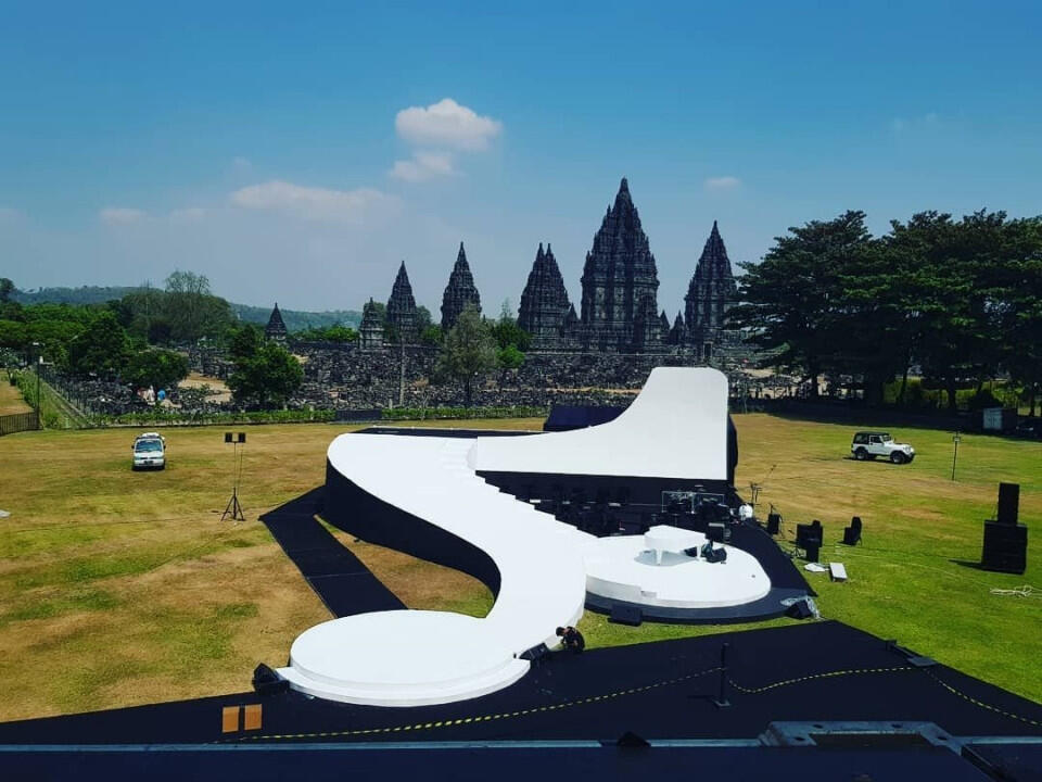Melihat Panggung Tempat Penggabungan Api Asian Games, Sederhana tapi Megah