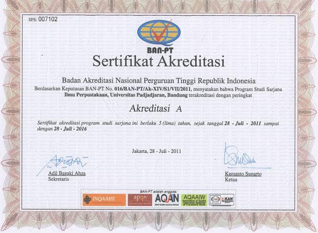 2011 sertifikat akreditasi s1 pgsd universitas terbuka Sertifikat Akreditasi