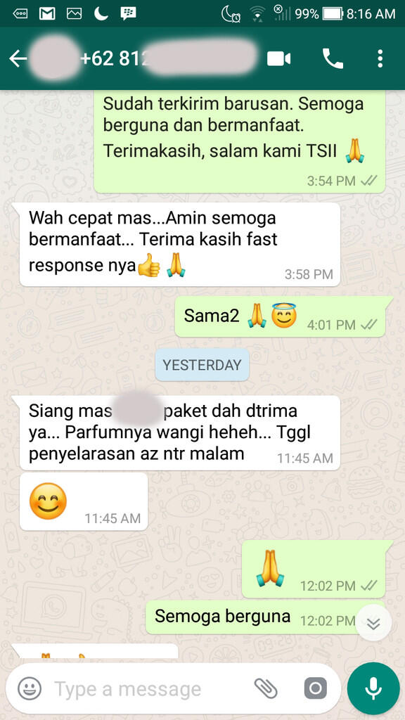 Parfum VIP Class 100ml (BISNIS, RELASI, CINTA & SEX). Batch 1