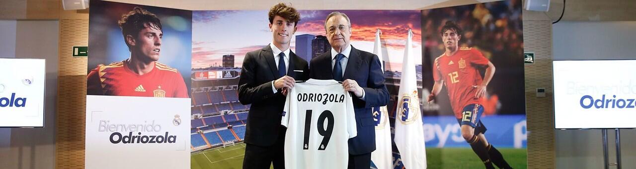 Presentasi Odriozola di Santiago Bernabéu
