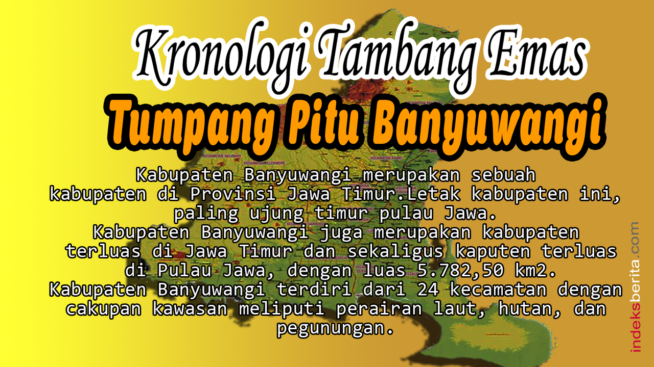 4 Daerah di Indonesia ini gunungnya mengandung emas