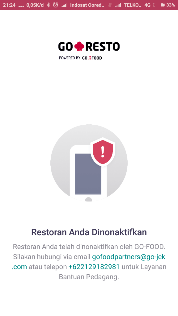 Akun Goresto Dan Restoran Aku Tiba-tiba Dinonaktifkan Dari Gofood, Kenapa Ya?