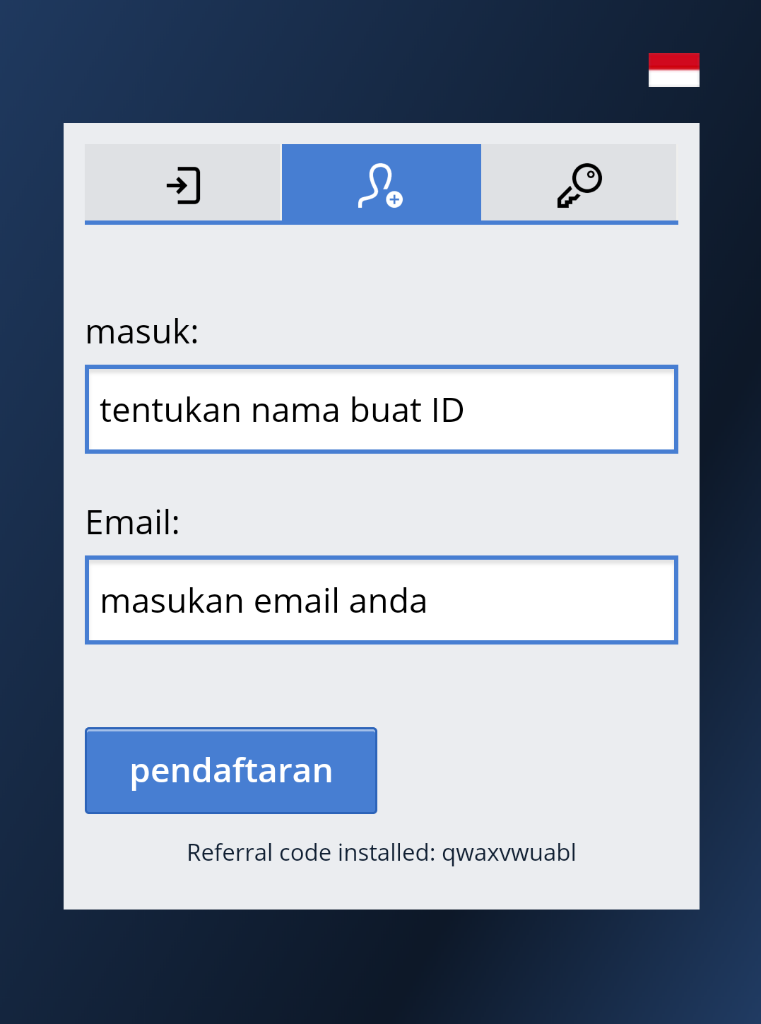 Ngetik dibayar Dollar