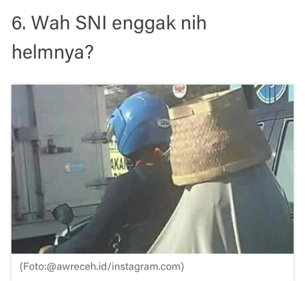 Bikin Ngakak, 7 Tipe Pengendara Motor Seperti Ini Cuma Ada di Indonesia